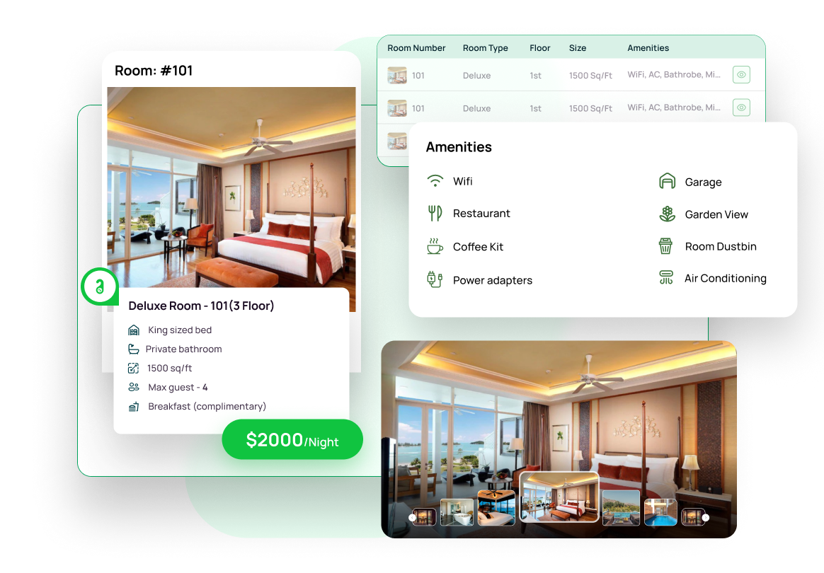 Smart Room Allocation Illustration